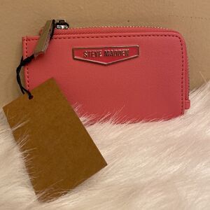 NWT Steve Madden Raspberry (bslim) Mini Wallet